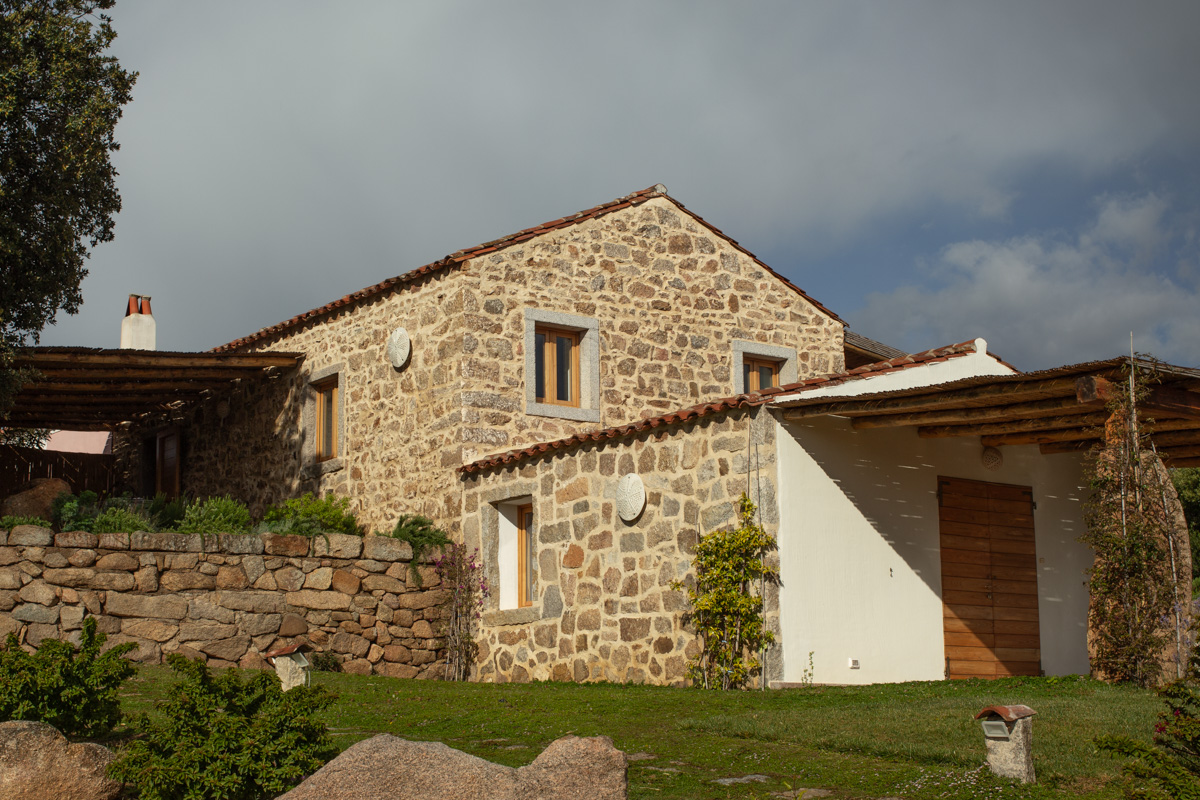 stone guesthouse located in arzachena, north sardinia near palau